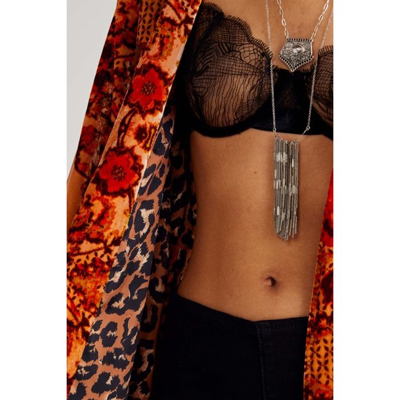 NWT Free People Mirabella Duster / Citron Combo - Picture 4 of 9